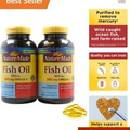 USP Verified 400-Count Fish Oil Softgels - Omega-3 Heart Health Supplement