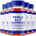(5 Pack) Triple Keto ACV Gummies, Triple ACV Gummies Weight Loss (300 Gummies)