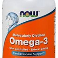 Now Foods Molec-Distilled Omega-3 180 Softgel