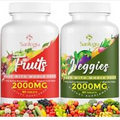 2000 MG Fruits and Vegetables Supplements, Natural Balance Over 35+ Fruits and V