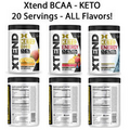 Scivation Xtend KETO Energy | 20 Servings | 7g BCAA 0g Sugar | (ANY FLAVOR)