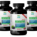 natural energy booster - RESVERATROL 1200mg - multivitamin and mineral 3 Bottles