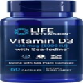Life Extension Vitamin D3 5000 IU With Sea Iodine 60 Capsule