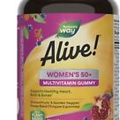 Alive! Women's 50+ Daily Multivitamin Gummies, Mixed Berry Flavored, 130 Count