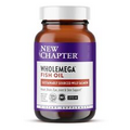New Chapter, Wholemega Fish Oil, 60 Softgels Sustainably Sourced Wild Salmon