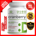 Cranberry Pills w/ VitaminC Max Strength 40000mg Urinary Tract Support 300 Caps.