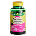 Spring Valley Mini Prenatal Complete Multivitamin Multi + DHA 120 Mini Softgels