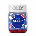 OLLY Kids Sleep Gummy 0.5 Melatonin L Theanine Supplement Raspberry 50 Count