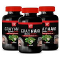 gray hair powder - GRAY HAIR REVERSE - saw palmetto zinc 3B