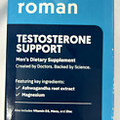 Roman Testosterone Booster Male Enhancement Support 120 Ct Exp 12/24