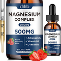 Triple Magnesium Complex Supplement-Magnesium Glycinate, Citrate, Malate Liquid