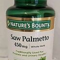 New NATURE'S BOUNTY SAW PALMETTO 450 mg 100 CAPSULES ~ Exp Date  5/25
