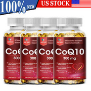 Coq10 300mg Capsules For Blood Pressure Heart Liver Health High Absorption Caps