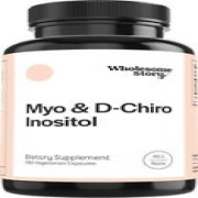 Wholesome Story Myo-Inositol & D-Chiro Inositol 90-Day Supply 360 Caps Exp 06/25