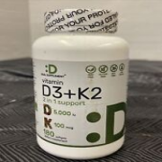 DEAL SUPPLEMENT Vitamin D3 K2 Softgel, 2-1 Complex, Vitamin D3 5000 IU & Vitamin