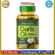 Pure Garlic Pills 5000MG Most Powerful Antibiotic Heal All Infection, 250 Count