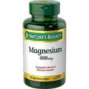 Nature's Bounty Magnesium Rapid Release Softgels, 400 Mg, 75 Ct free shipping...