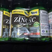Chelated Zinc 50 Mg 5 Pack 300 Tablets Total