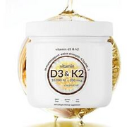 Vitamin D3 K2 Supplement Softgels, D3 10000 IU with 200 mcg Vitamin K2, Immune