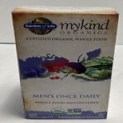 Garden of Life Men's Once Daily Multivitamin Supplement 60 Tablets 08/2025#7678