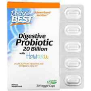 Doctor's Best Digestive Probiotic with Howaru 20 Billion CFU 30 Capsules
