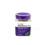 NEW Natrol Elderberry 100 MG Immune Health C Zinc Supplement Gummies 12/2024