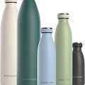 LARS NYSØM Stainless Steel Insulated Water Bottle 12oz 17oz 17oz, Baby Blue