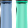 Contigo Ashland 2.0 Leak-Proof Water Bottle with Lid Lock Blue Corn/Coriander