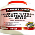 Kirkland Signature Calcium Citrate + Magnesium + Zinc + D3 500 Tabs EXP 08/2026