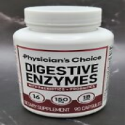 Physician's Choice Digestive Enzymes w Prebiotics + Probiotics 90 Capsules Multi