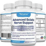 Advanced Sciatic Nerve Support Relief, 12i 1 Sciatica Supplements, 120 Capsules