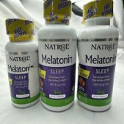 23X Natrol Melatonin 5mg Tablet for Sleep Support  Strawberry Tabs Exp 12/24+