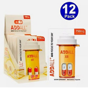 ADDALL XR 750 mg Brain Boost, Energy Focus  12 Packs - 24 Capsules - FREE SHIP