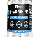 Pure Original Ingredients L-Arginine (730 Capsules) No Magnesium or Rice Fillers