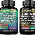 Sea Moss Bundle Black Seed Multivitamin & Shilajit Power Combo USA Dynamic Vital