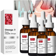 Natravor Omega-3 Natural Vasclear Drops,Vegan Omega 3,Omega-3 Nutritional Supplements,Omega-3 Heart Health Support, for Everyone (5PCS)