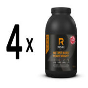 (8000 g, 13,59 EUR/1Kg) 4 x (Reflex Nutrition Instant Mass Heavyweight, Strawbe