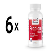 (720 g, 207,67 EUR/1Kg) 6 x (Zein Pharma Propionic Acid, 500mg - 120 caps)