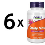 (720 g, 161,92 EUR/1Kg) 6 x (NOW Foods Daily Vits - 120 vcaps)