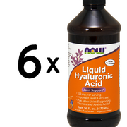 (2838 ml, 64,48 EUR/1L) 6 x (NOW Foods Liquid Hyaluronic Acid - 473 ml.)