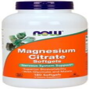 (180g, 152,39 EUR/1Kg) NOW Foods Magnesium Citrate Softgels - 180 softgels