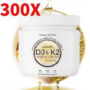 Vitamin D3 K2 Supplement Softgels~NEW--