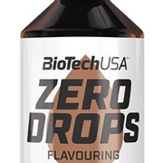 BioTech USA Zero Drops Geschmackstropfen, 50 ml Flasche, Zartbitterschokolade