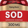 SOD Superoxide Dismutase | 300 mg | 180 Capsules | Non-GMO | by Piping Rock