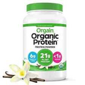 Orgain Organic 21g Plant-Based Protein Powder, Vanilla Bean (2.74 lbs.)