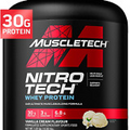 Muscletech Whey Protein Powder (Vanilla Cream, 4 Pound) - Nitro-Tech Muscle Buil