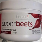 NEW!!! HUMANN SUPER BEETS NITRIC OXIDE SUPPLEMENT BLACK CHERRY 30 SERVINGS 5.3OZ