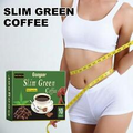 10 Teabags Slim Green Coffee with Ganoderma Control Weight Detox Tea Weight Loss