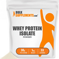 BULKSUPPLEMENTS.COM Whey Protein Isolate Powder (Whey 33 Servings (Pack of 1)