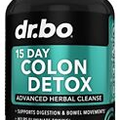 Gut and Colon Support 15 Day Cleanse Detox 30 CAPSULES Non-GMO US